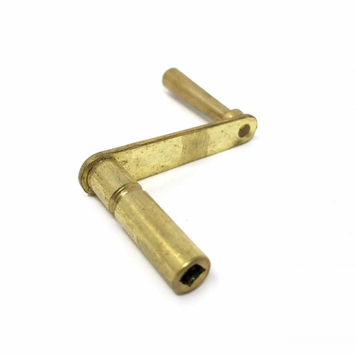 Clock crank key brass winder - crank,