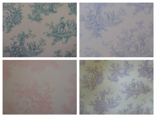 Pastels toile de - -,