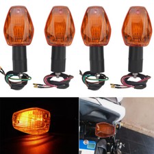 4Pcs Amber Universal Signal Indicator Lights For Honda CBR 125 R 2004 - 2012