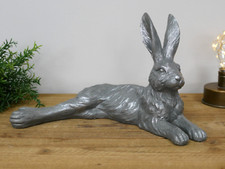Large Silver Laying Hare