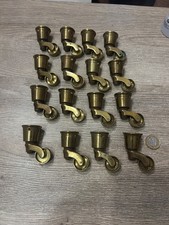 Antique set of four brass
