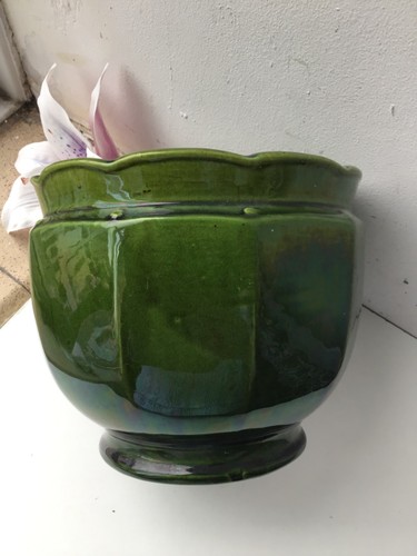 Vintage jardiniere planter - jardiniere,