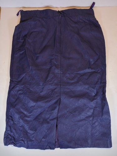 Vintage leather skirt - leather,
