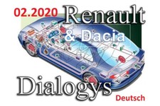 Renault Dacia Dialogys 02.2020 version 4.91 complete in German no VM goods!