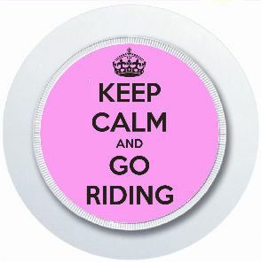 Keep calm and riding - keep, horse