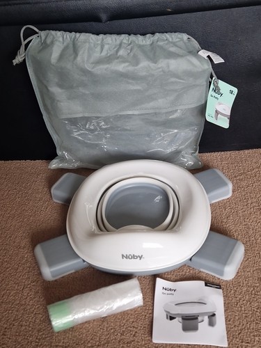 Nuby potty toddler folding - go,