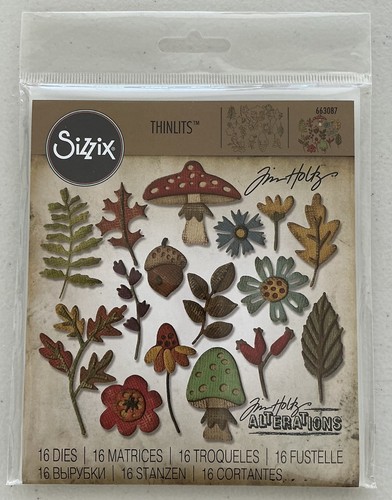 Sizzix thinlits funky - -,
