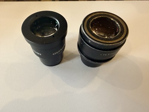 Olympus microscope eye pieces - microscope,