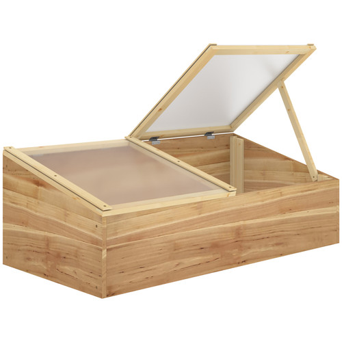 Wooden cold frame greenhouse - wooden,