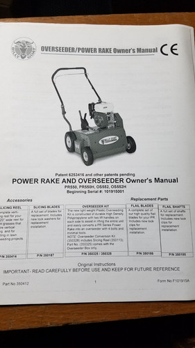 Billy goat overseeder power - billy, overseeder/power