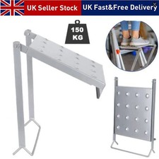 150kg Folding Ladder Stair Step Work Bench Standing Platform Ladder Work Shelf