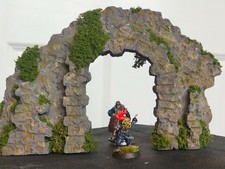 Large Stone Ruin Arch Moss -