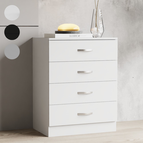 Modern white chest - modern, drawers