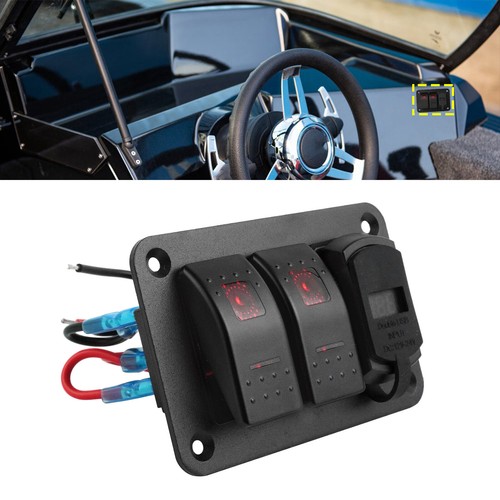 Gang toggle rocker switch - 2,