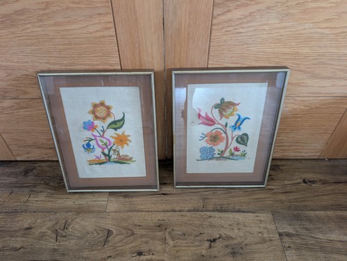 Pair vintage retro framed - pair,