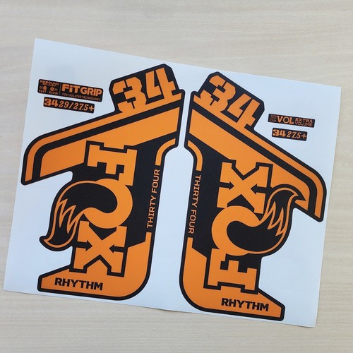 Fox rhythm fork stickers - 34,