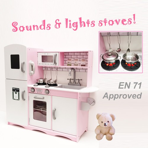 Kids wooden play kitchen - kids,