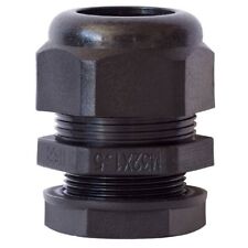 Cable Conduit Glands Nylon plastic 6-12mm cable diameter - BLACK (1 piece)
