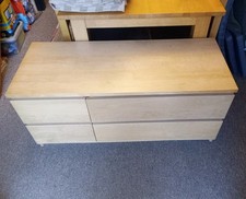 IKEA Malm Chest of Drawers Oak Effect 4 draws (Collection Manchester, Oldham)