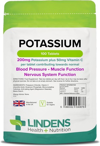 Potassium 200mg with vitamin - 200mg, c