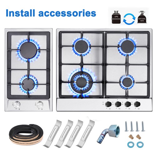 Gas hob burners stainless - hob, 2-4