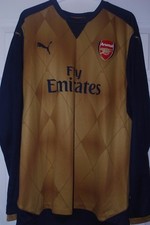 RARE ARSENAL MATCH WORN U18 FA YOUTH CUP AWAY FOOTBALL SHIRT VS SWANSEA L@@K 