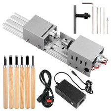 Multi Metal DIY Mini Lathe Wood Bead Lathe Making Drilling Milling Machine UK