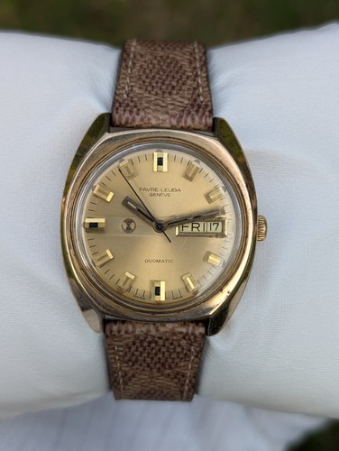 Favre leuba duomatic gold - leuba,