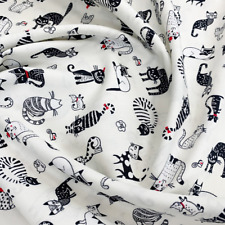 Cotton Fabric - Cute Cats