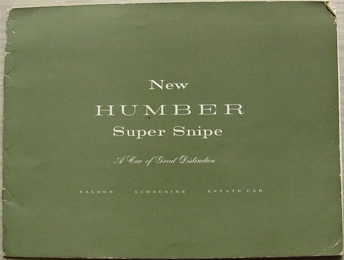 Humber super snipe - humber, car