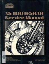 Yamaha Service Manual XS1100 H / SH / LH