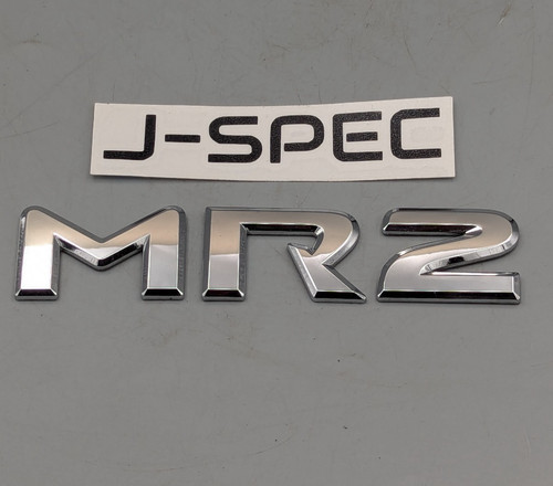 Mr2 rear bumper badge for - rear,