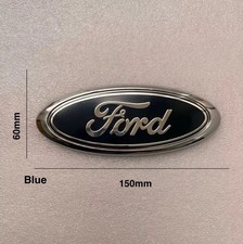 Ford Badge New 150MM X 60MM Blue Oval Mondeo Focus Transit Fiesta Uk Seller