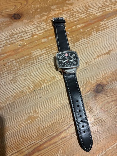 Swiss army quartz leather - swiss,