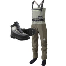 Wychwood New SDS Gorge Breathable Chest Fly Fishing Waders & Boots – All Sizes