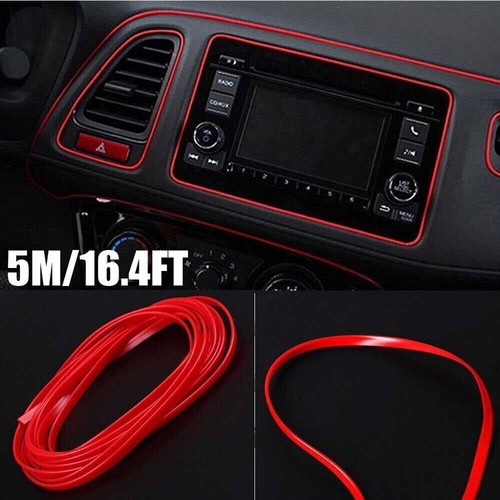 Red car door panel edge - car,