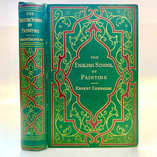 1885 1st UK Edn – THE ENGLISH SCHOOL OF PAINTING By Ernest Chesneau ILLUSTRATED