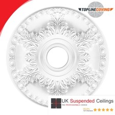 Lightweight Polyurethane Ornate Decorative Ceiling Rose - Eleganza Echo 46cm