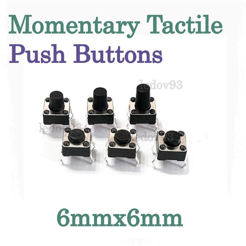 Momentary tactile switch black - momentary,