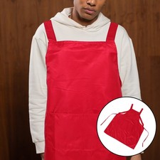  Waterproof Apron with Pocket: Cooking Bib for Adults - Oil-Resistant Chef Apron