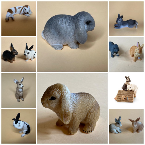 Schleich rabbit bunnies small - schleich,