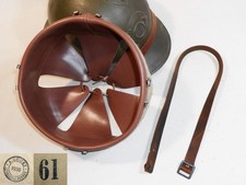 Brown leather inner cap + chin