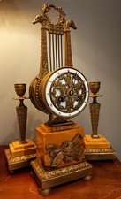 ANTIQUE FRENCH LYRA SHAPE