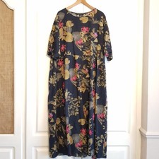 Zanzea - Size 4XL Navy Green