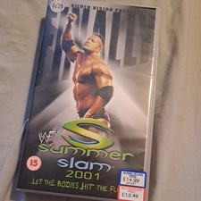 Wwf Summerslam 2001 VHS Video