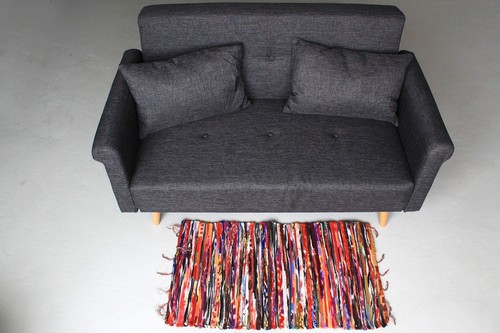 Small velvet rug - small,