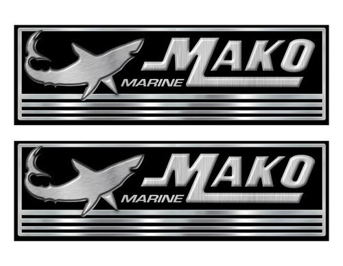 Mako boat stickers - mako, stickers.