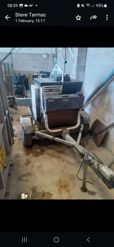 Bomag roller with trailer - with,