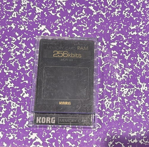 Korg mcr 256kbits ram - 256kbits,
