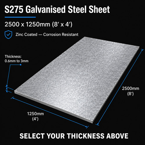 Galvanised steel sheet - steel, metal